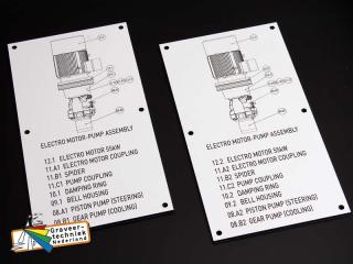 Kunststof instructieplaten graveren